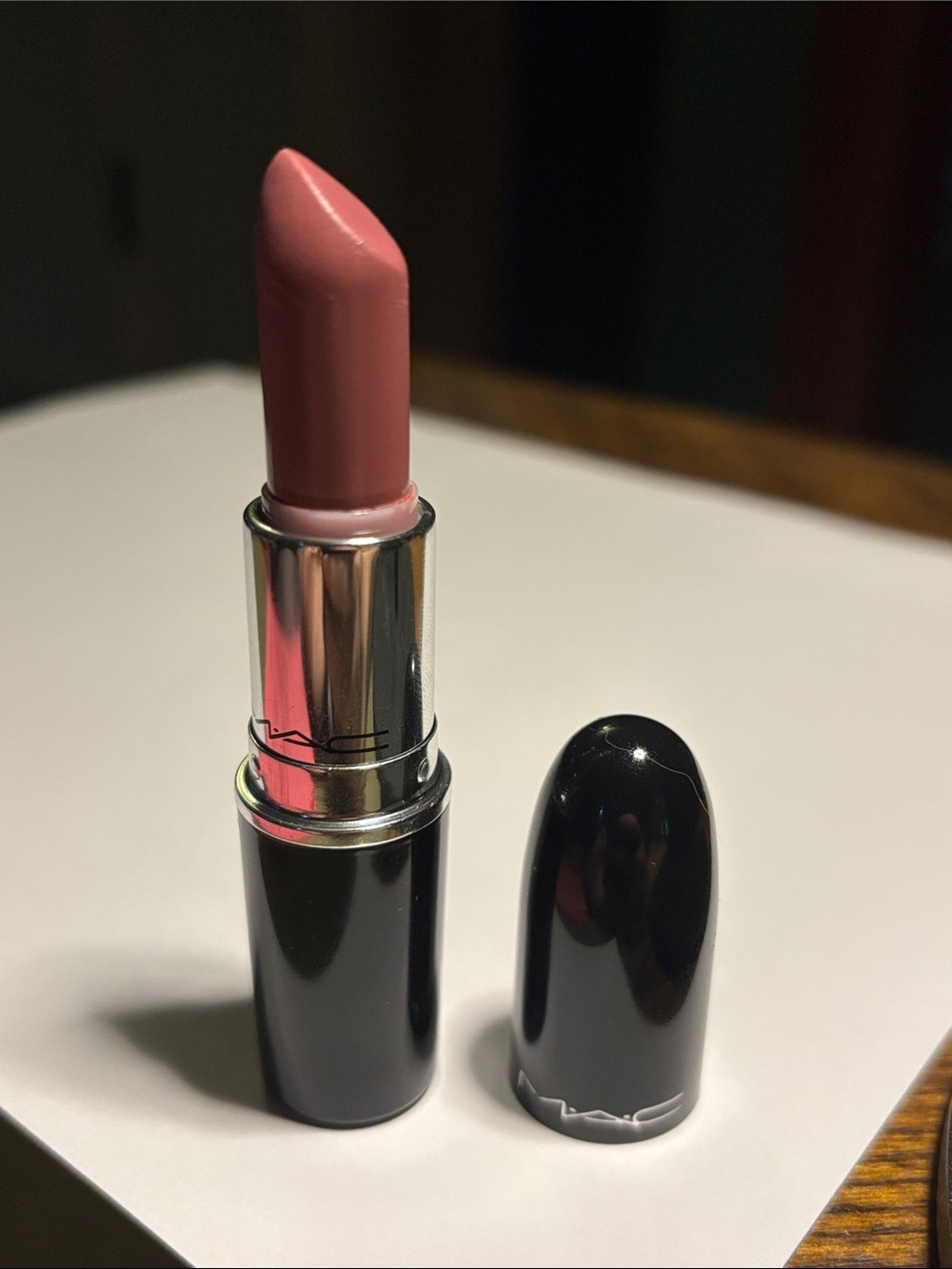 MAC Cosmetics Lipstick - Lustreglass Shade Syrup - A93 524 - Makeup Women’s